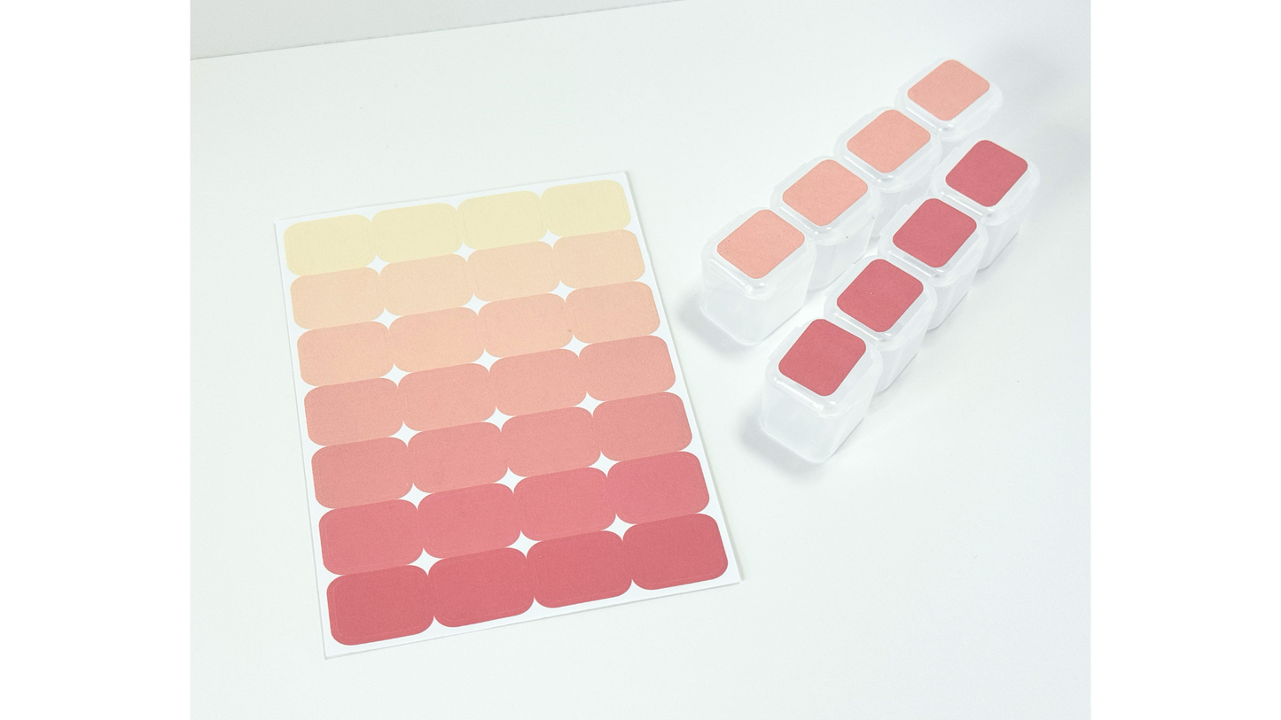 Labels for Grid-type storage 4x7