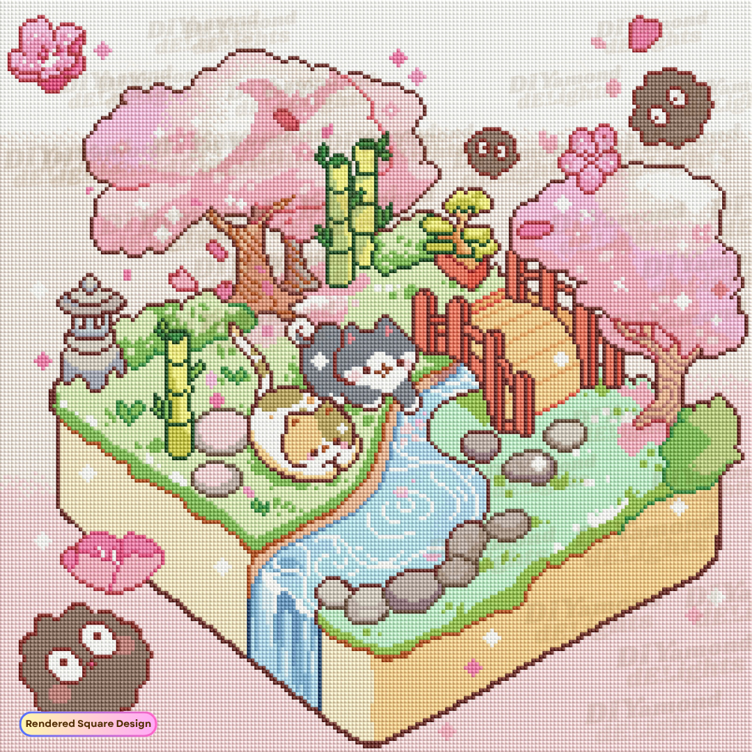 Springtime Zen with Animal Friends