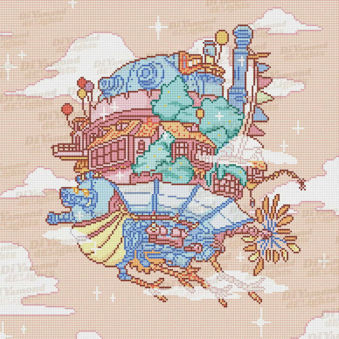Floating Pink Castle