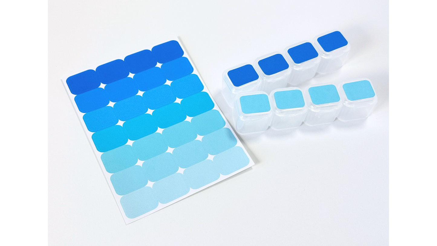 Labels for Grid-type storage 4x7