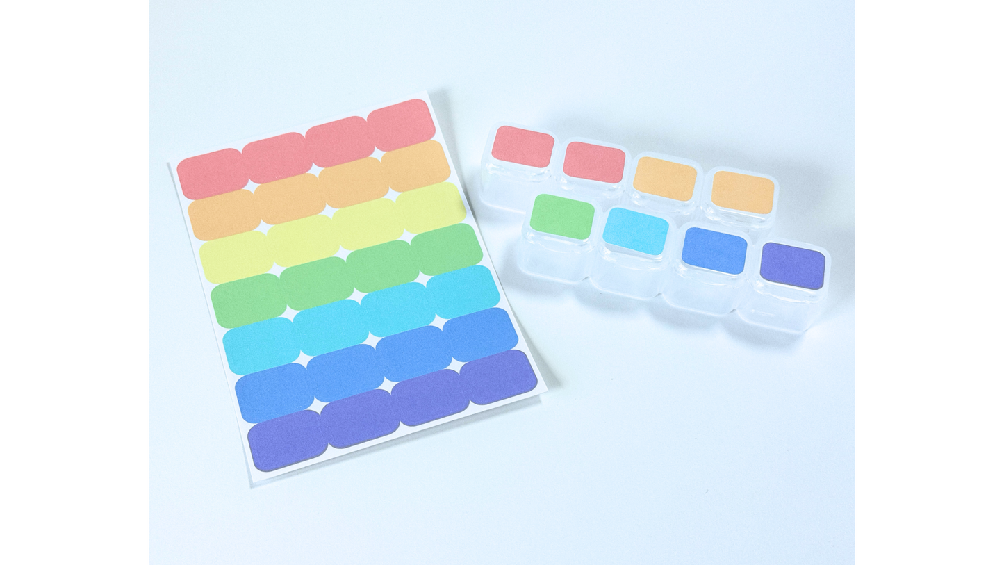 Labels for Grid-type storage 4x7