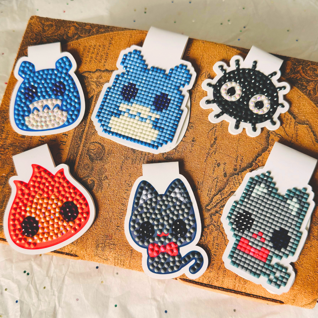 Soot Pixie Magnetic Bookmark without grid