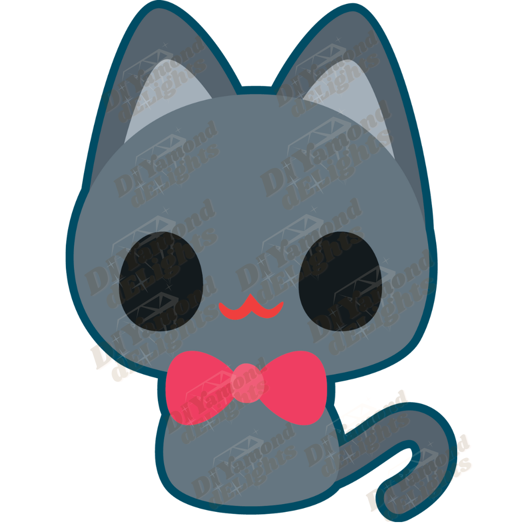 Cat Familiar Cutie Snack-size Diamond Painting