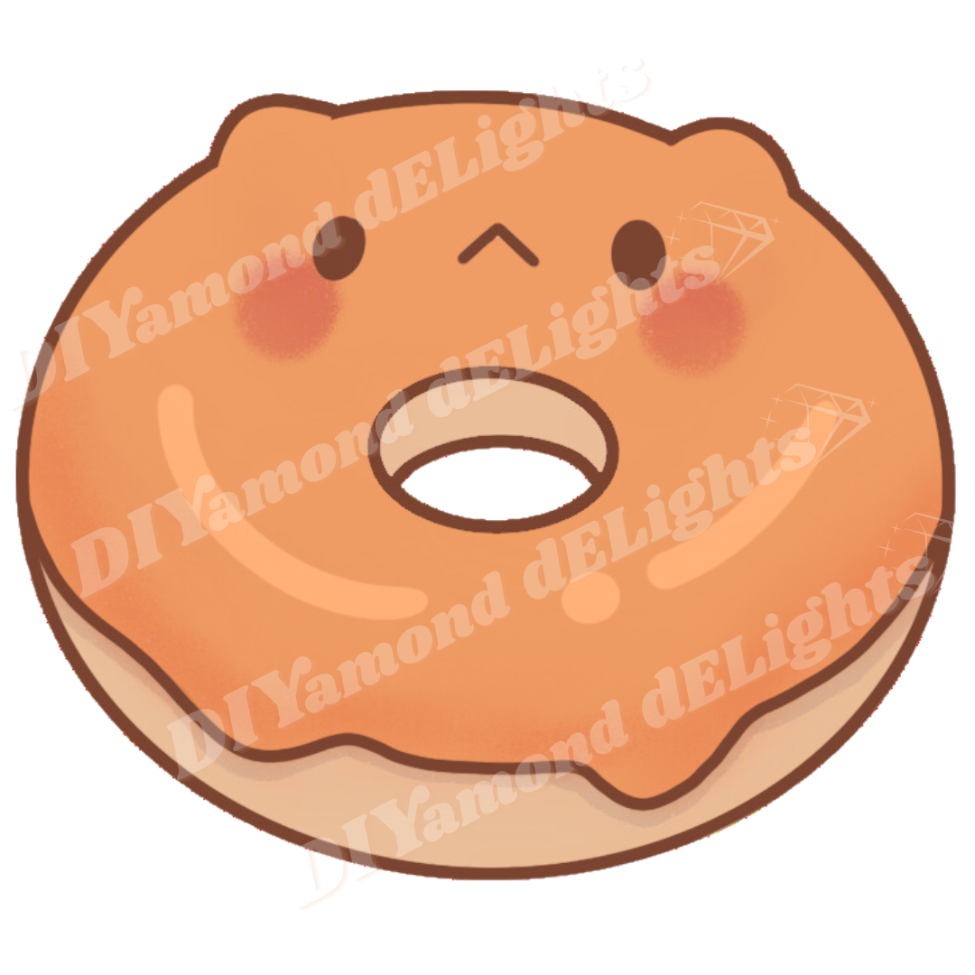 Catamel Donut Snack-size Diamond Painting