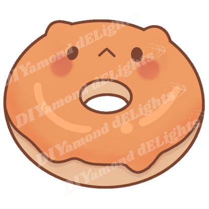 Catamel Donut Snack-size Diamond Painting