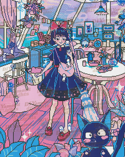 Delivery Girl in Her Space