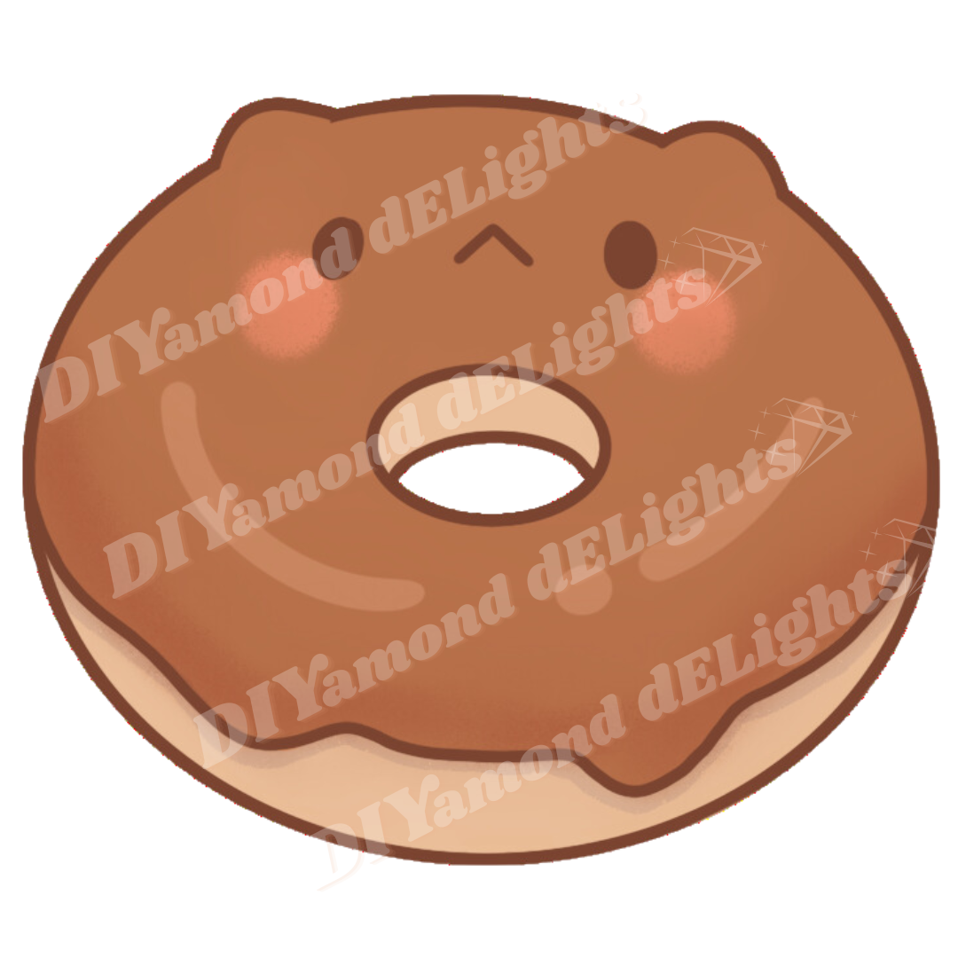 Chococat Donut Snack-size Diamond Painting
