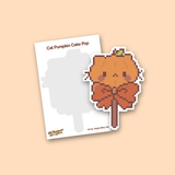 Cat Pumpkin Cake Pop
