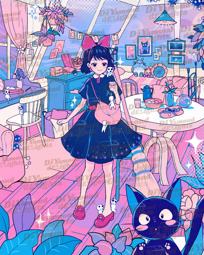 Delivery Girl in Her Space