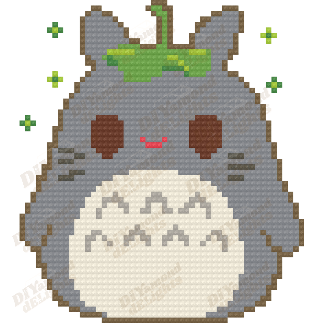 Cute Ghibli Totoro Diamond painting sticker