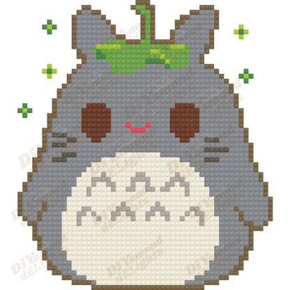 Cute Ghibli Totoro Diamond painting sticker