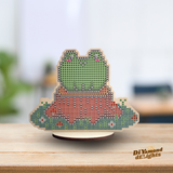Frog on a Tree Stump