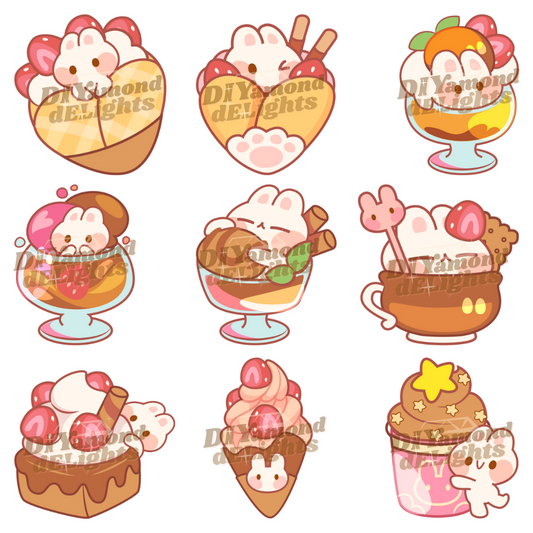 Strawbunny Chocolate Desserts