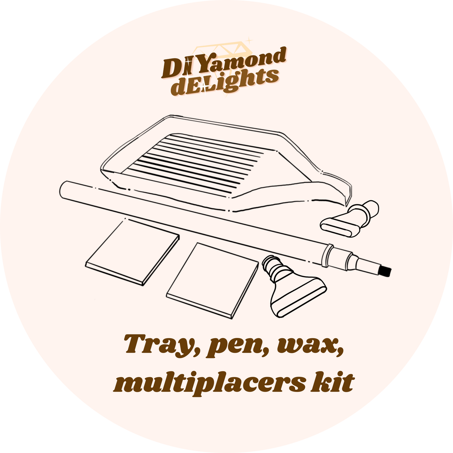 DP pen, tray, wax