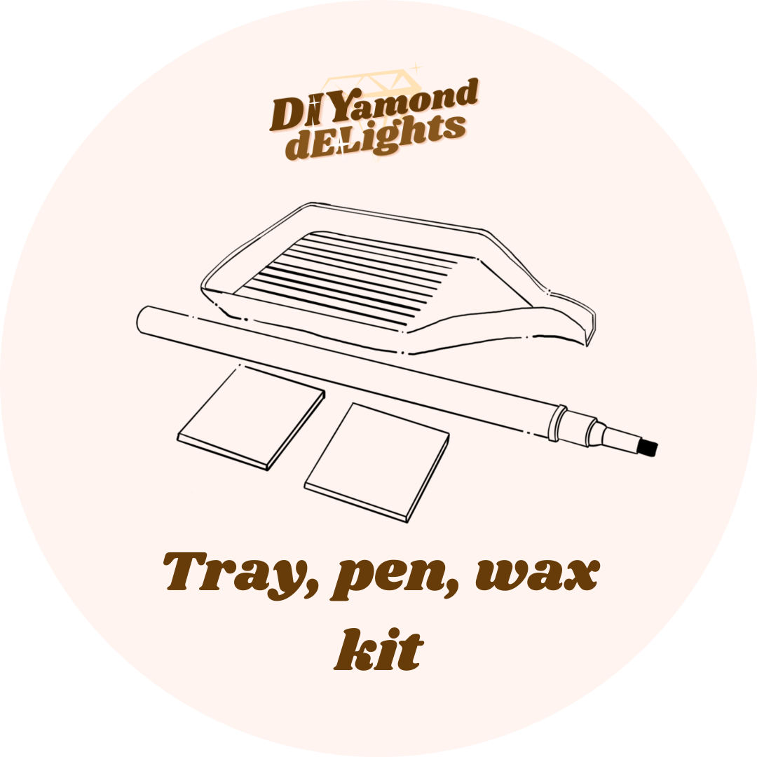 DP pen, tray, wax