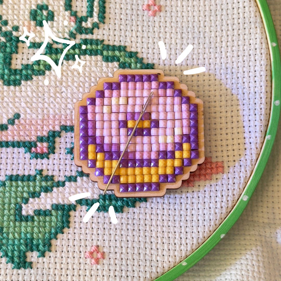 Ube Donut Cover Minder