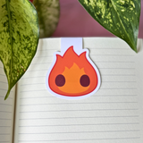Fire Demon Magnetic Bookmark without grid