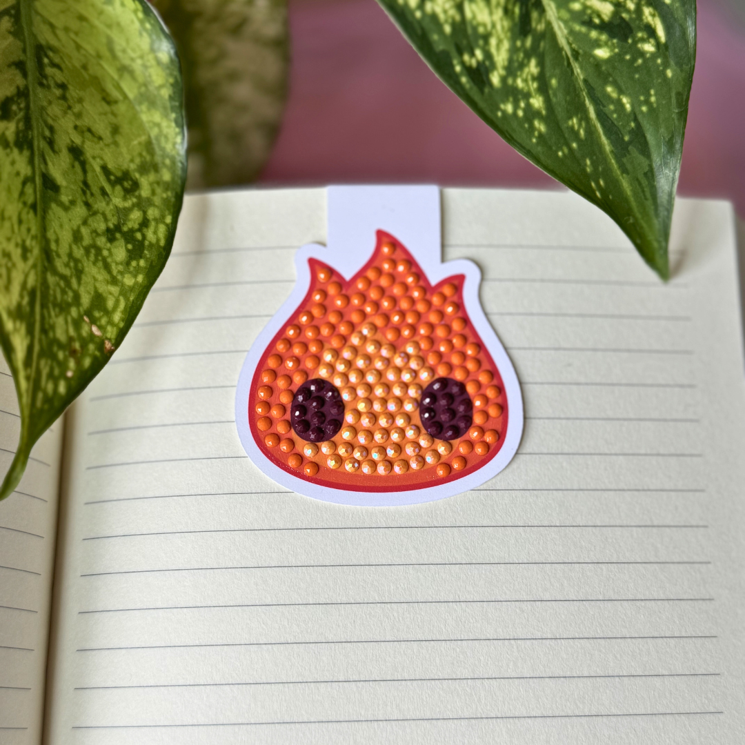 Fire Demon Magnetic Bookmark without grid