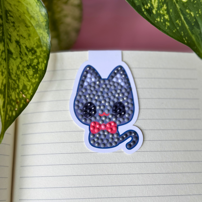 Cat Familiar Magnetic Bookmark without grid