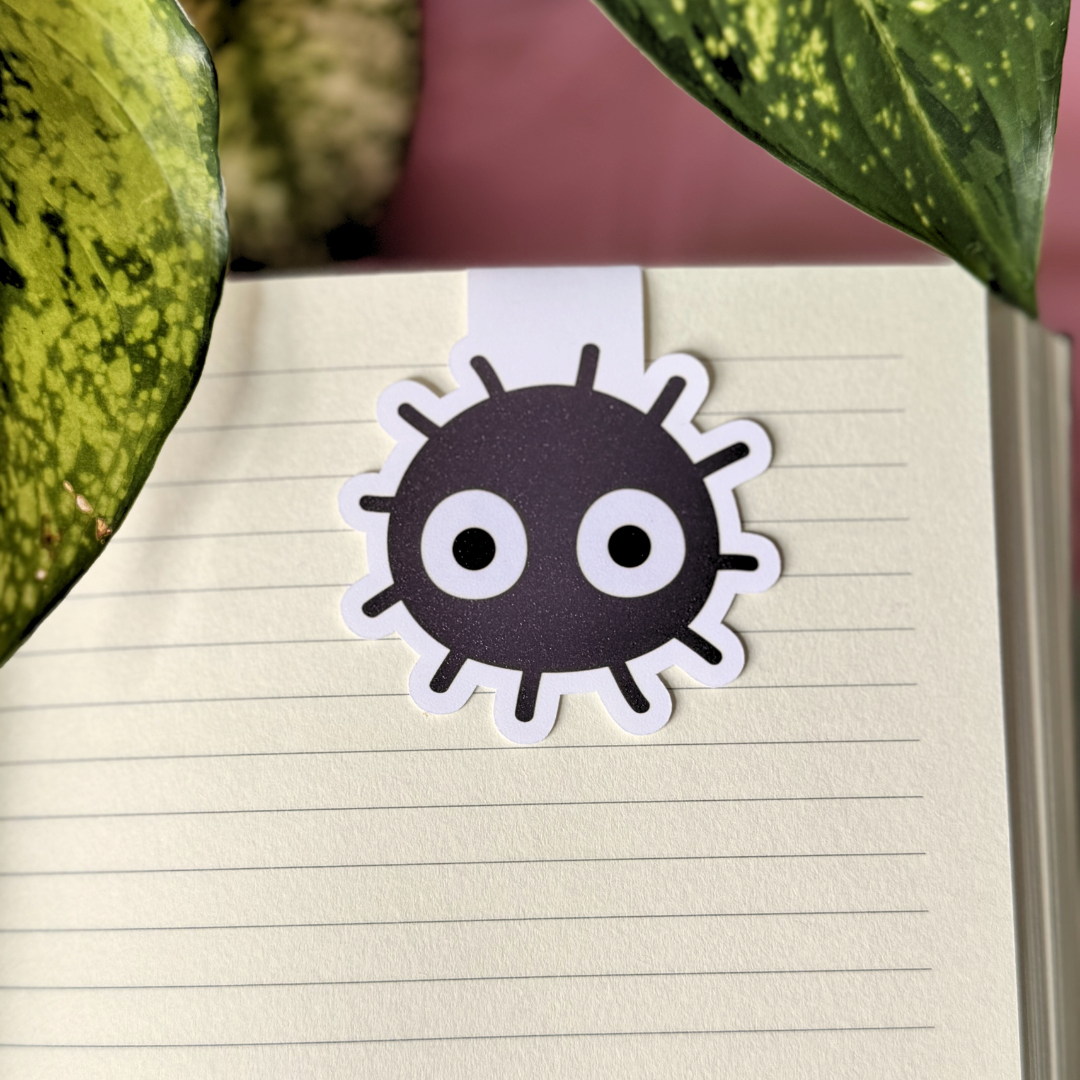 Soot Pixie Magnetic Bookmark without grid