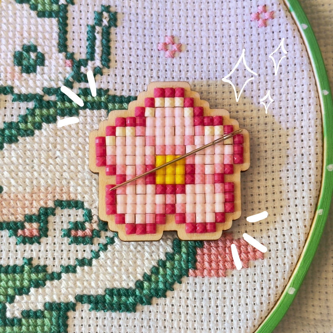 Pink Flower Cover Minder